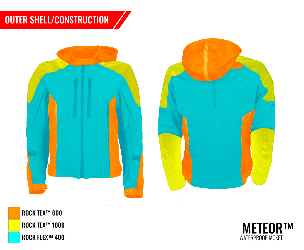 CHAMARRA IMPERMEABLE CON PROTECCIONES METEOR™ 2.0