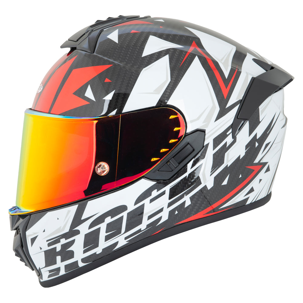 CASCO INTEGRAL FIBRA DE CARBÓN RKT 700 HARDCORE CANADIAN™ + Pinlock