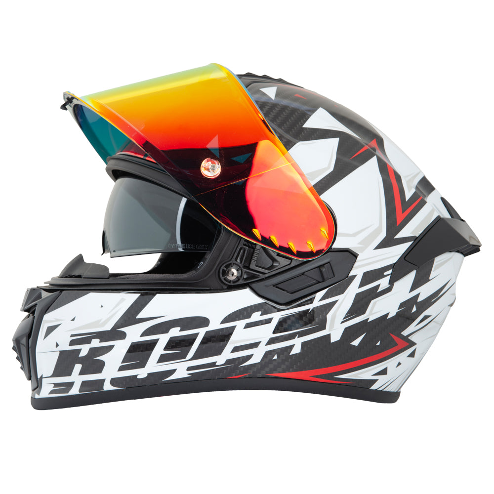 CASCO INTEGRAL FIBRA DE CARBÓN RKT 700 HARDCORE CANADIAN™ + Pinlock